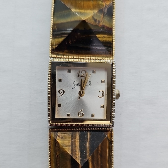 Jessica Gold and Brown Women's Watch - Picture 2 of 6
